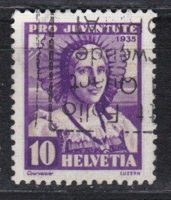Suisse 1935 - nr 288, Enlèvement ou Envoi, Affranchi