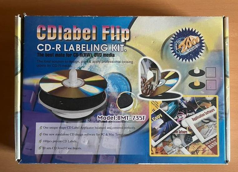 Kit d’impression d’étiquettes CD-DVD et Kit de nettoyage, Informatique & Logiciels, Enlèvement ou Envoi