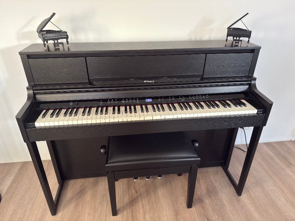 Roland LX5 CH Zwart gesatineerd, Ophalen, Zwart, Digitaal, Zo goed als nieuw