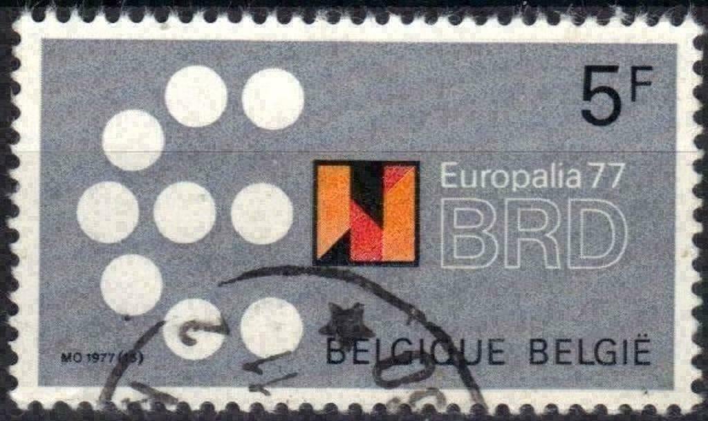 Belgique 1977 - Yvert 1862/OBP 1867 - Europalia 77 (ST), Timbres & Monnaies, Timbres | Europe | Belgique, Envoi, Affranchi, Oblitéré
