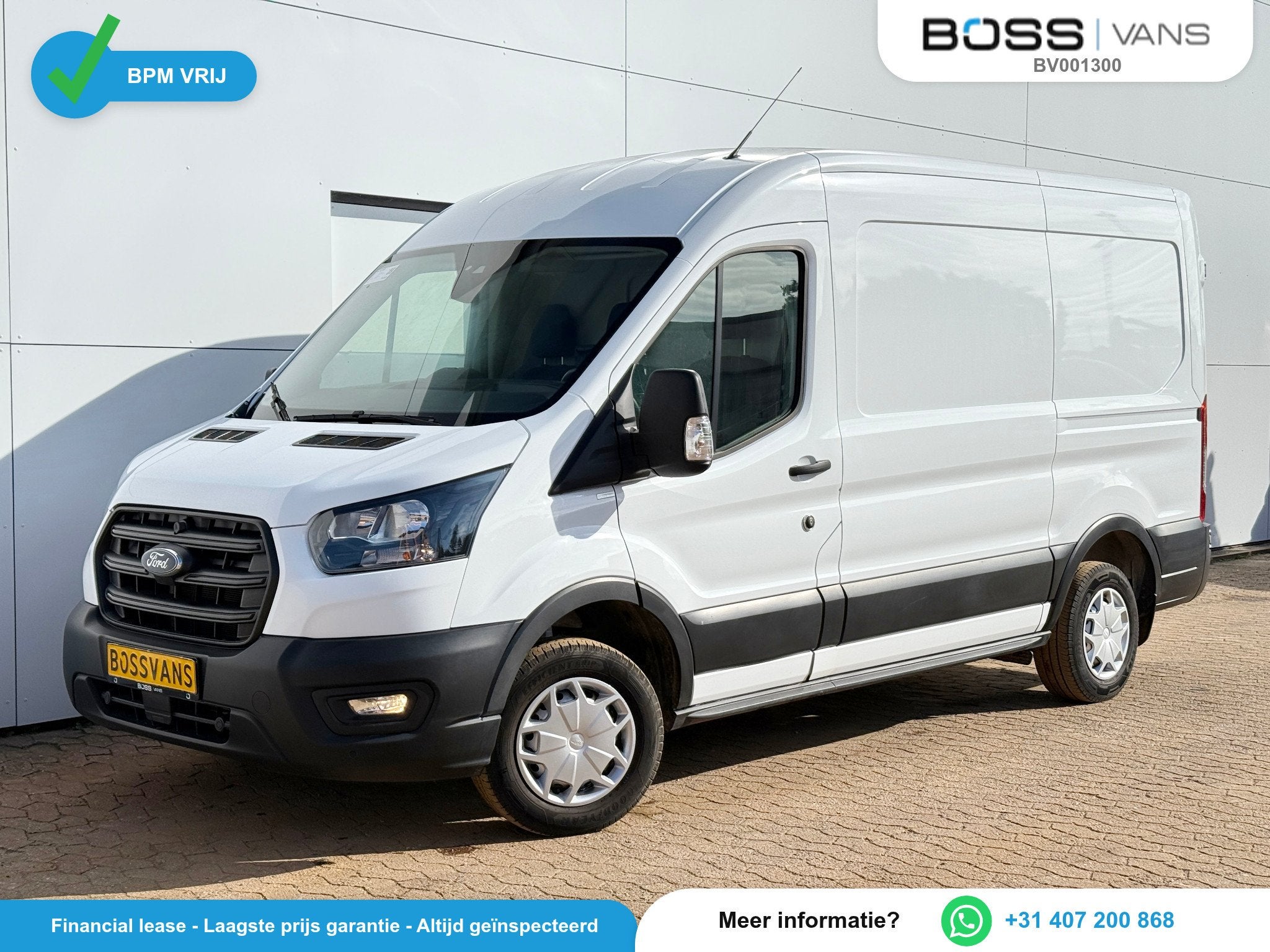 Ford Transit Transit 2.0 TDCI 130PK (bj 2024), Auto's, Voorwielaandrijving, Euro 6, 4 cilinders, 2000 kg