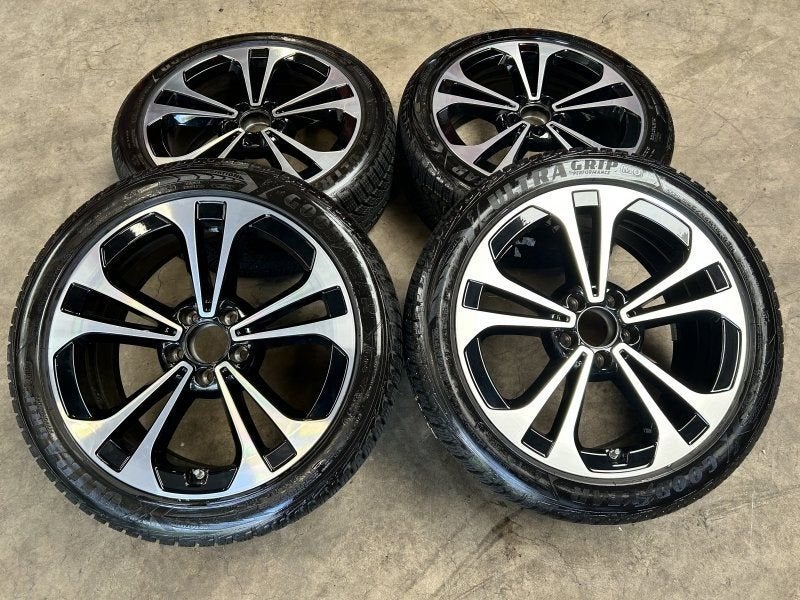 18 inch originele velgen + winterbanden Mercedes C klasse W2, Pneus et Jantes, Pneus hiver, -, 18 pouces