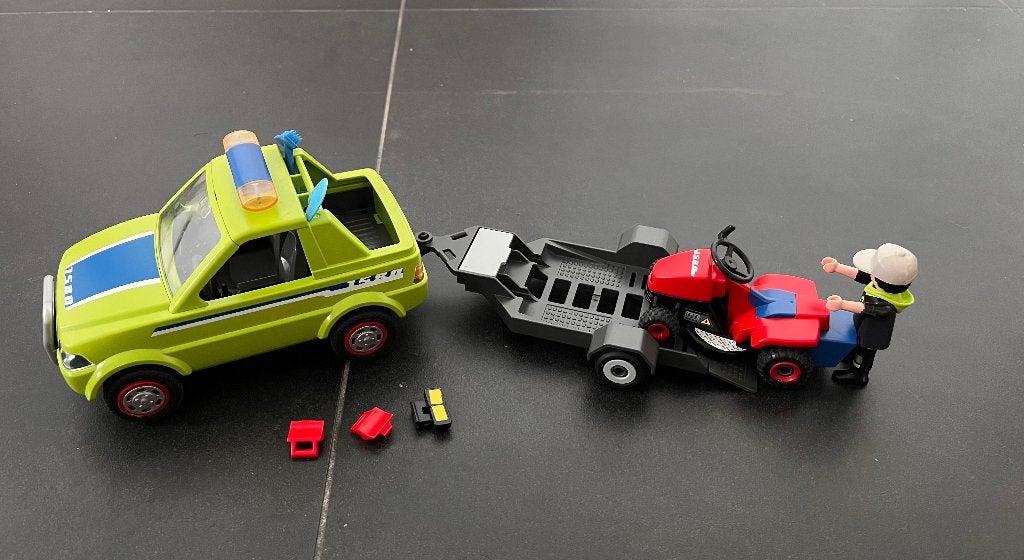 Playmobil 6111 Groenbeheer met grasmaaier, Kinderen en Baby's, Ophalen, Zo goed als nieuw