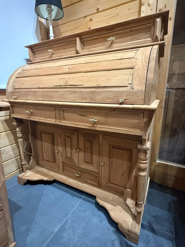 Secretaire in teak, Ophalen, Hout
