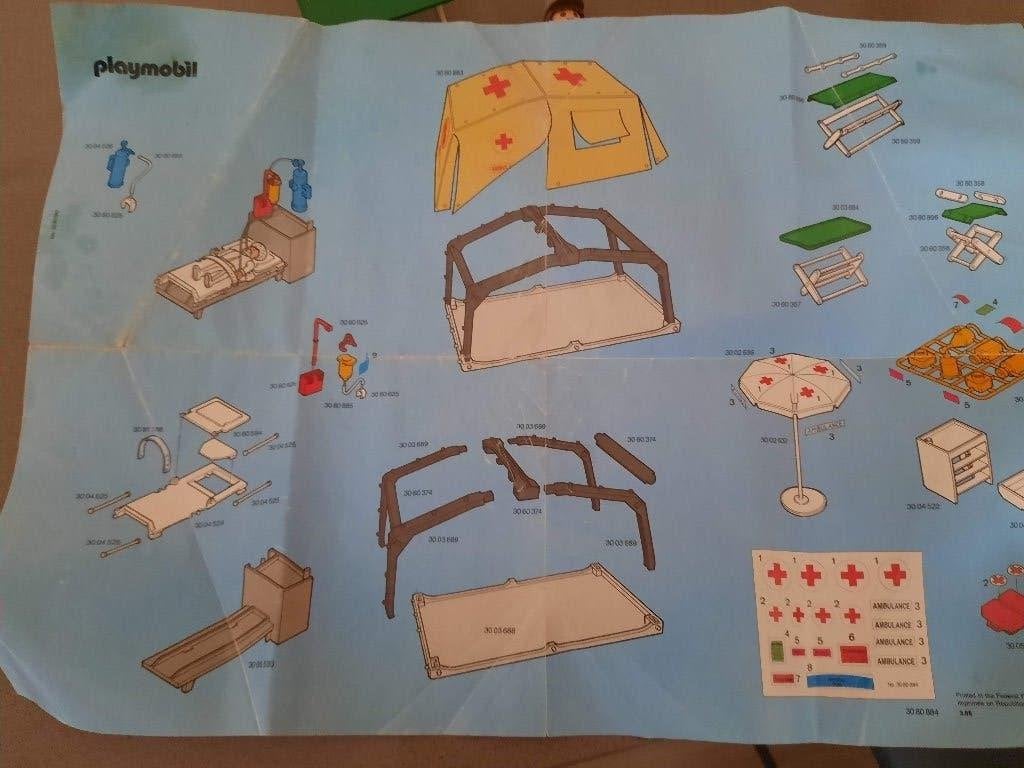 Playmobil onderdelen 3224 EHBO-tent, Kinderen en Baby's, Speelgoed | Playmobil, Ophalen of Verzenden, Gebruikt, Losse onderdelen