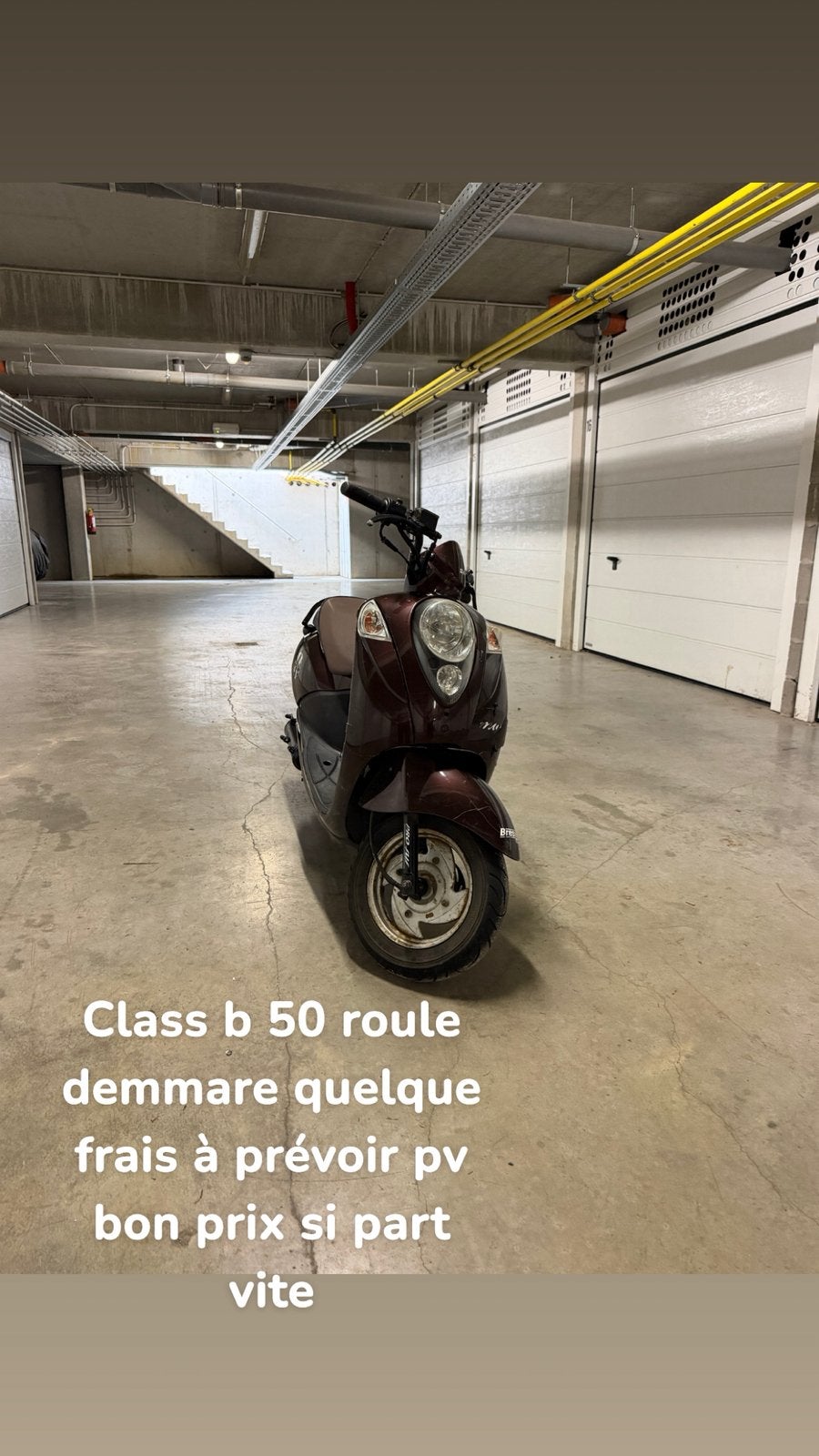 Sum mio 50cc class b, Mio, 49 cm³, Classe B (45 km/h), Enlèvement