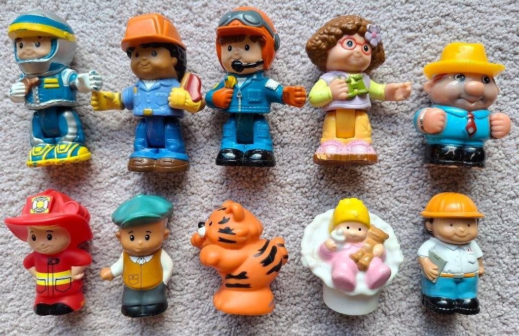 10 vintage popjes 'Little People' (Fisher Price), Collections, Enlèvement ou Envoi, Comme neuf