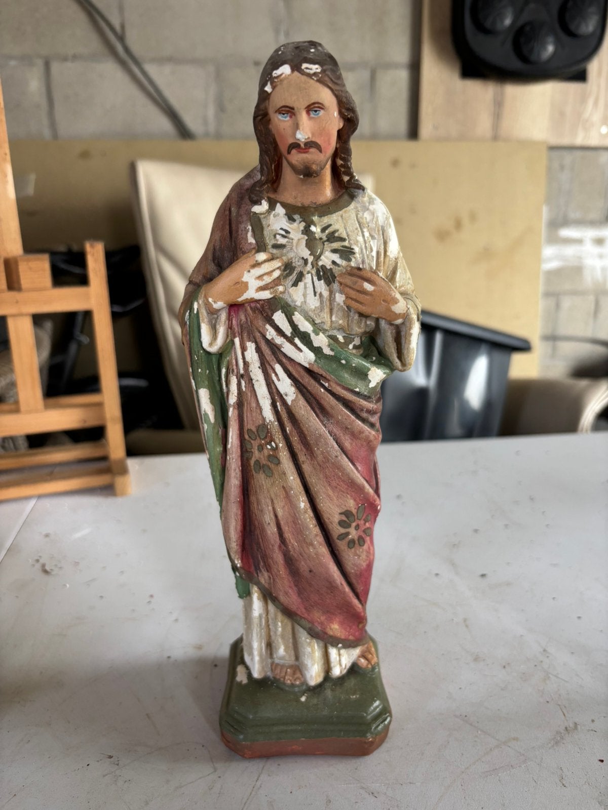 Heilig-Hartbeeld van Jezus, Antiek en Kunst, Ophalen of Verzenden