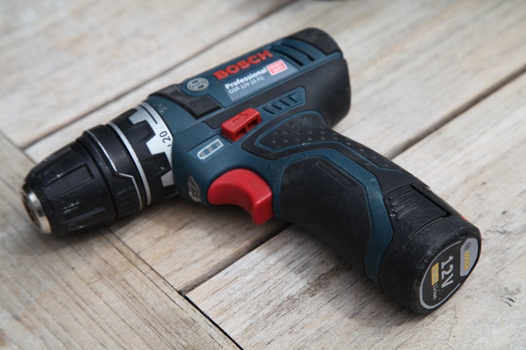 Pack Bosch Pro GSR 12V-15 FC FlexiClick Complet - TBE, Enlèvement, Utilisé, Moins de 400 watts, Foreuse et Perceuse