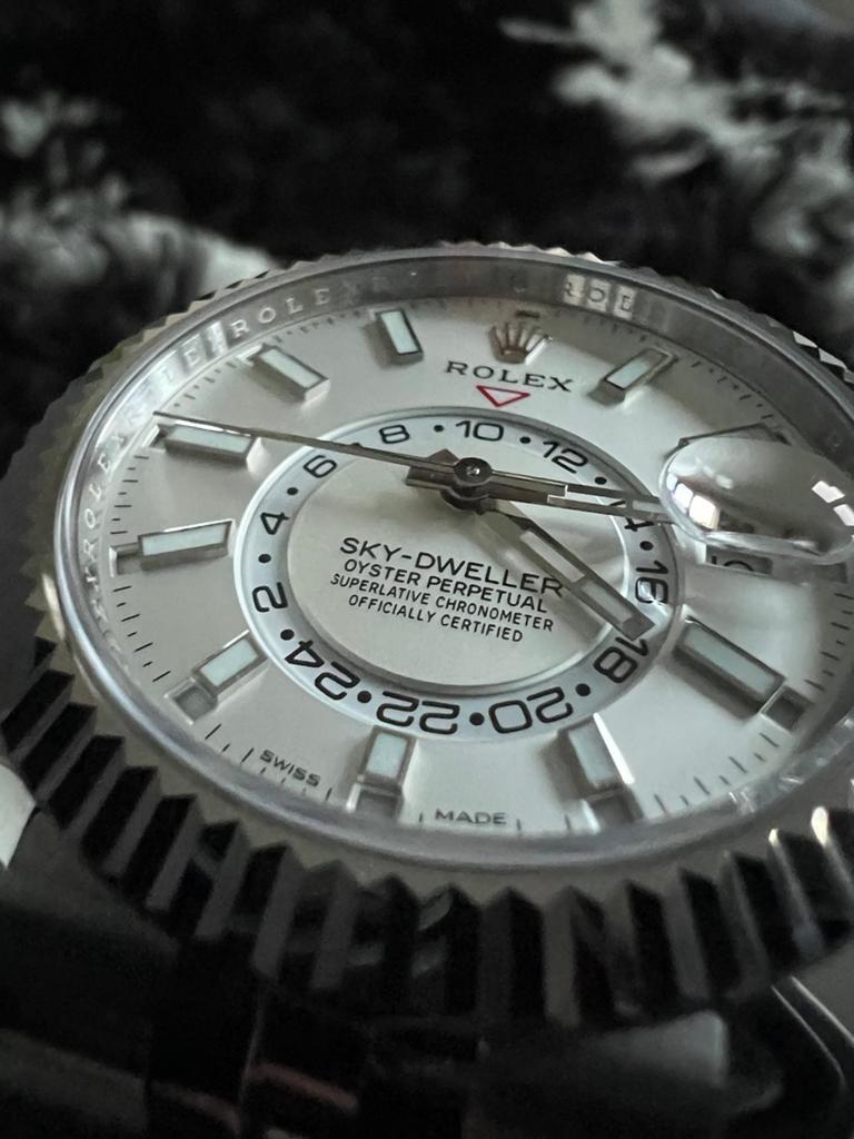 Rolex SkyDweller, Handtassen en Accessoires, Horloges | Antiek, Overige merken, Overige materialen, 1960 of later, Polshorloge