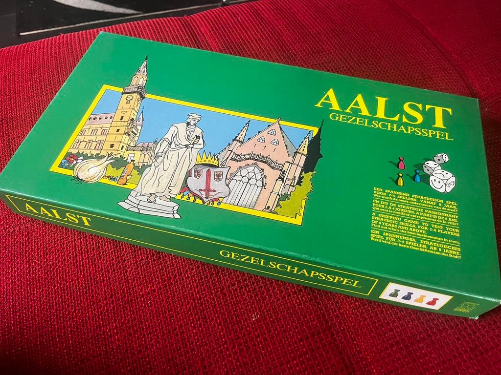 Vintage gezelschapsspel Aalst jaren 70-80, Ophalen of Verzenden, Zo goed als nieuw