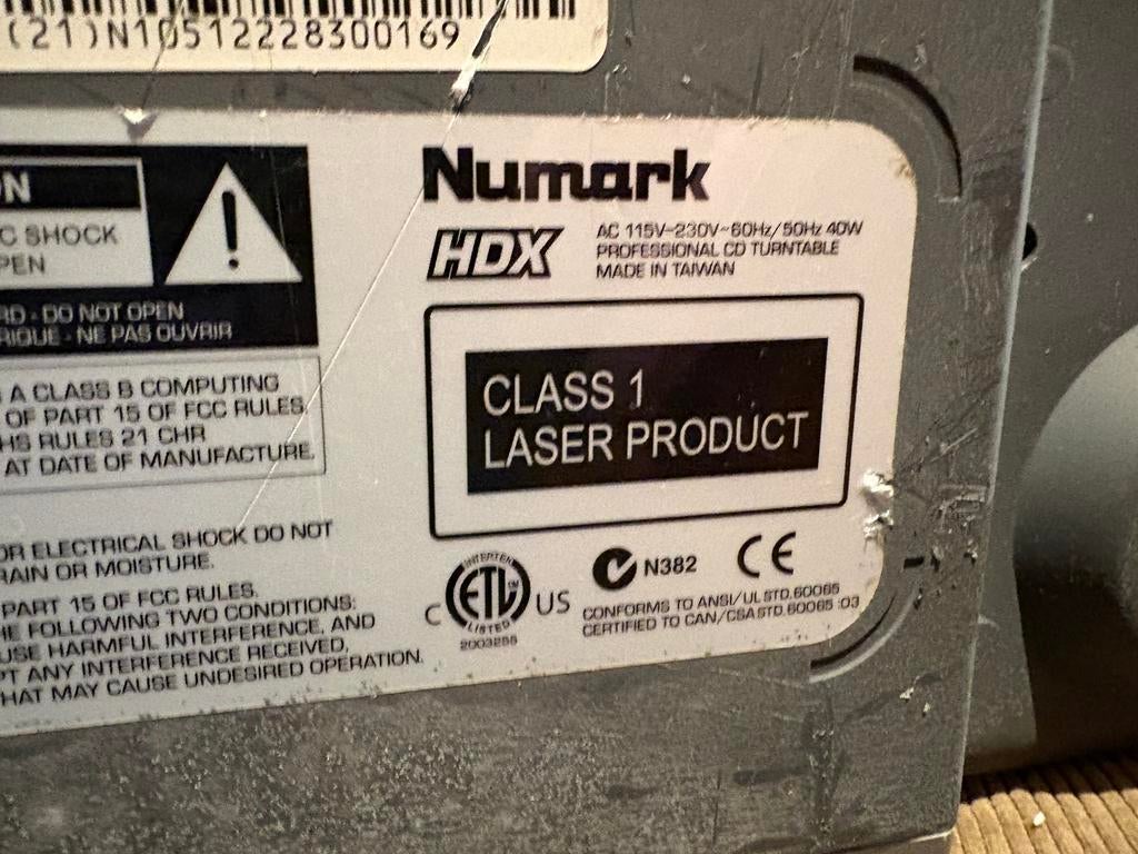 Numark HDX en CDX, Enlèvement, Comme neuf, Numark