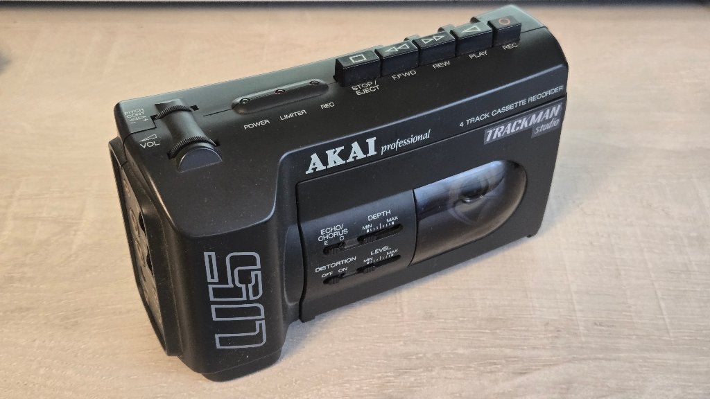 Magnétophone 4 pistes Akai Professional Trackman Studio, TV, Hi-fi & Vidéo, Enlèvement ou Envoi, Walkman ou Baladeur