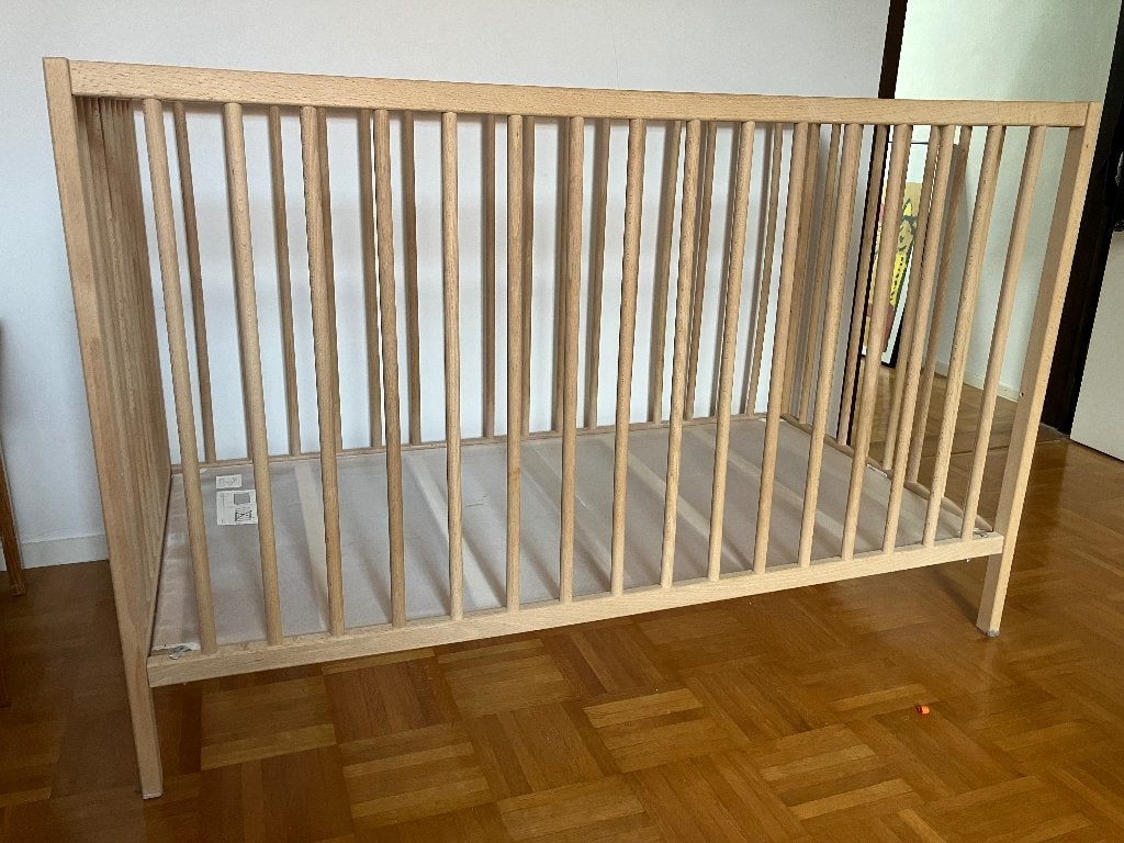 Babybed ikea sniglar, Enlèvement, Comme neuf, Lit