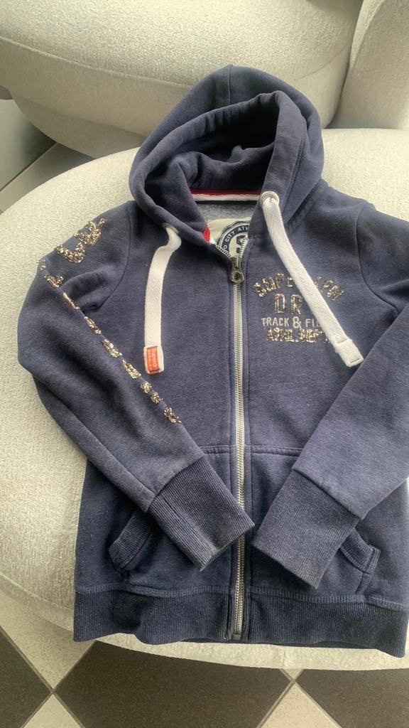 Superdry hoody maat XS, Ophalen, Zo goed als nieuw, Maat 34 (XS) of kleiner