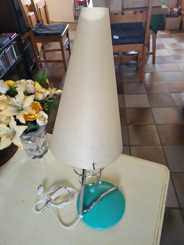 Lampe de table vintage, Maison & Meubles, Lampes | Lampes de table, 66 cm, Vert, Éclairage LED, Vintage