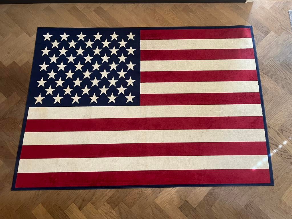 Te koop: stijlvol vloerkleed van Maison du Monde, Huis en Inrichting, Ophalen of Verzenden, Zo goed als nieuw, Wit