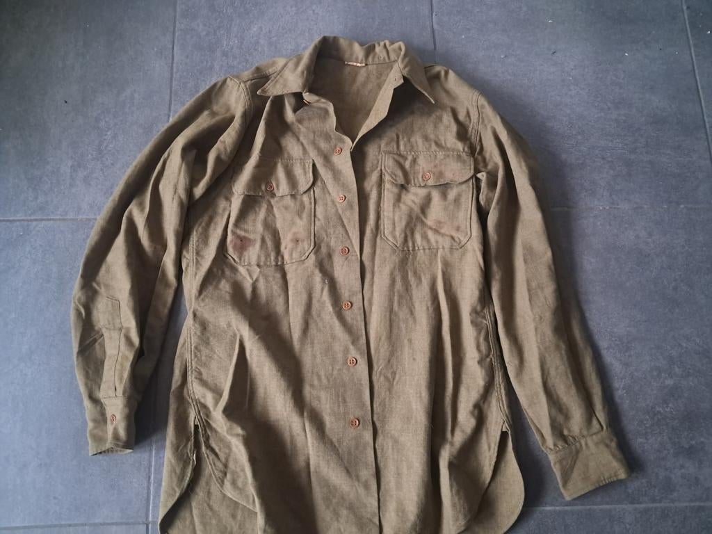 Chemise moutarde us ww2