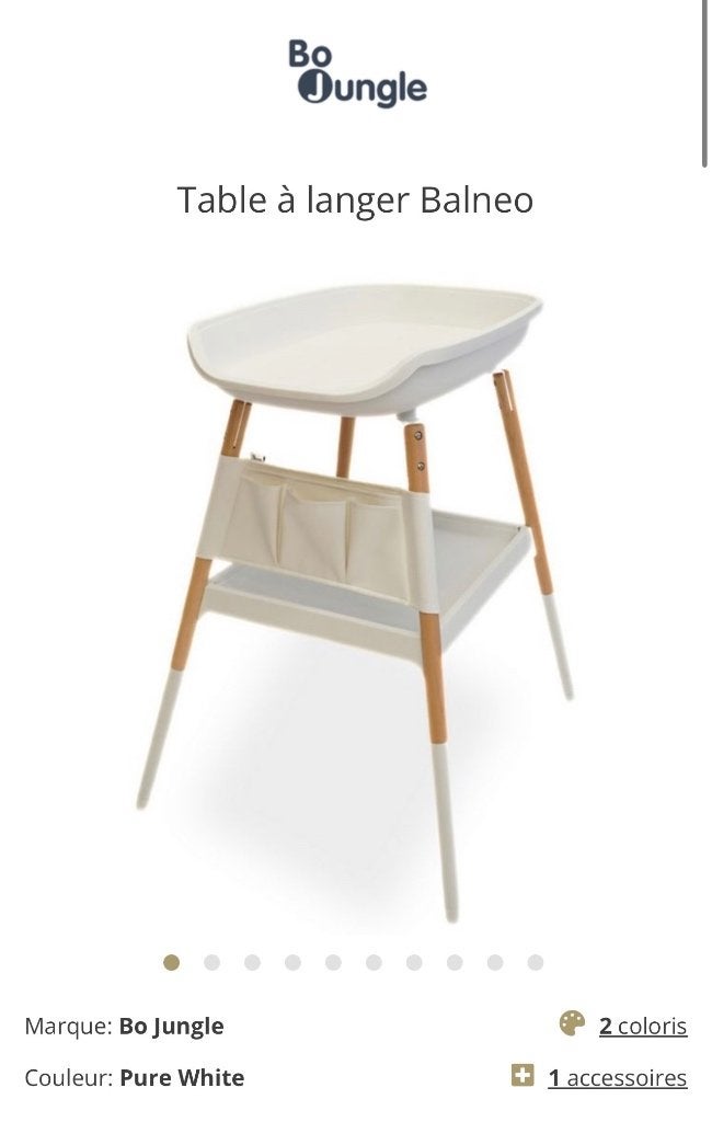 Table à langer Balnéo Bo Jungle, Enlèvement, Comme neuf, Table(s)