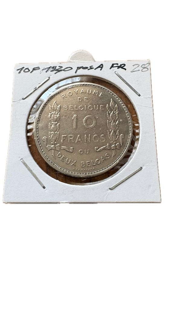 ALBERT I : 10 FRANCS 2 BELGAS 1930F Position A, Enlèvement ou Envoi