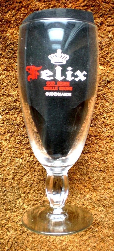 FELIX oud bruin, Verzamelen, Biermerken, Ophalen of Verzenden, Zo goed als nieuw, Glas of Glazen