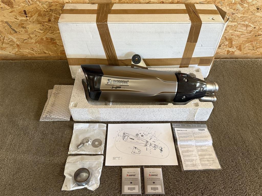 Akrapovic titanium uitlaat demper BMW S1000RR 2017 2018 K46, Motoren, Verzenden, Nieuw