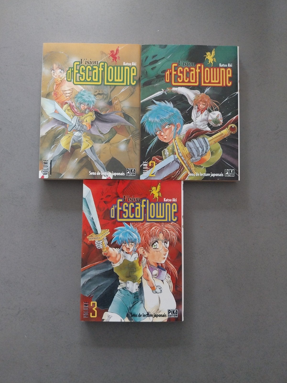 Manga Vision d'Escaflowne, Enlèvement, Utilisé, Plusieurs comics, Katsu Aki