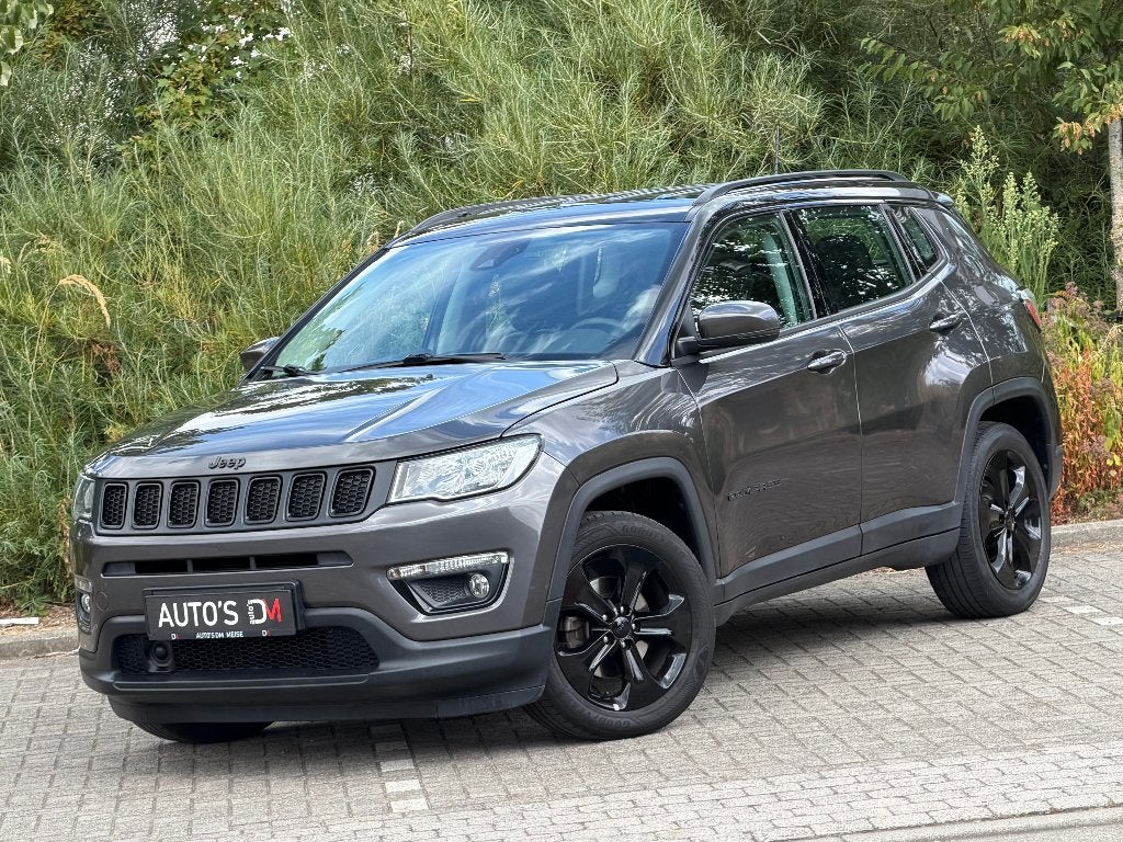 Jeep Compass 1.4 Turbo 4x2 demi-cuir, Navi, Cruise, clima, Autos, Volant multifonction, Argent ou Gris, Euro 6, Entreprise