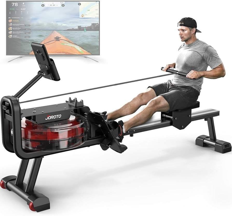 Premium Waterroeier (Waterweerstand) – Zo goed als nieuw!, Sports & Fitness, Appareils de fitness, Comme neuf, Rameur, Enlèvement