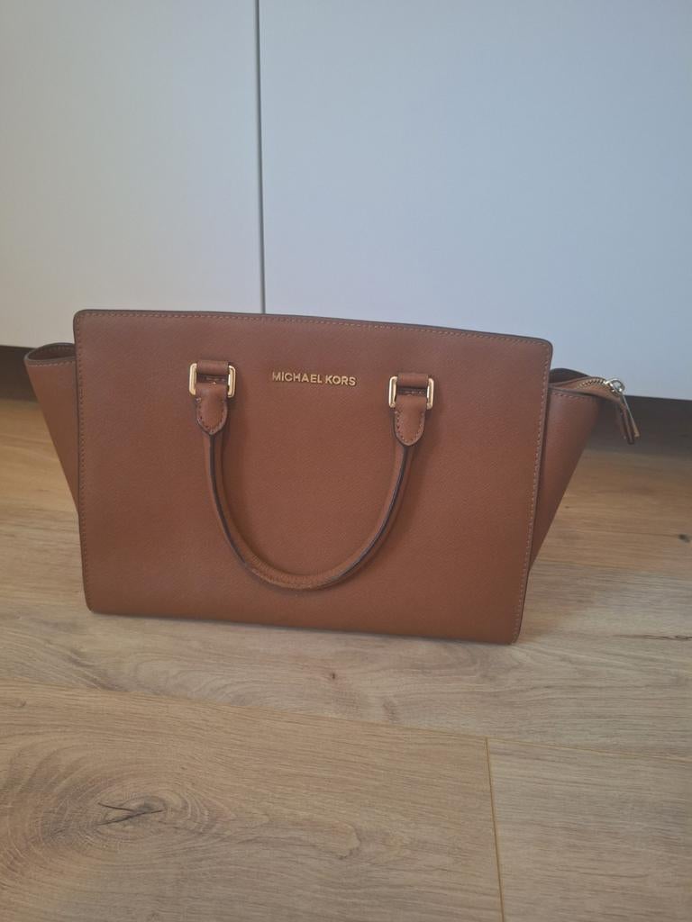 Handtas Michael Kors, Enlèvement ou Envoi, Utilisé, Brun, Sac à main