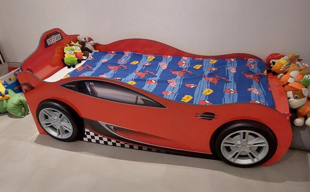 Lit de voiture avec lit d'appoint, Enlèvement, Comme neuf, Matelas