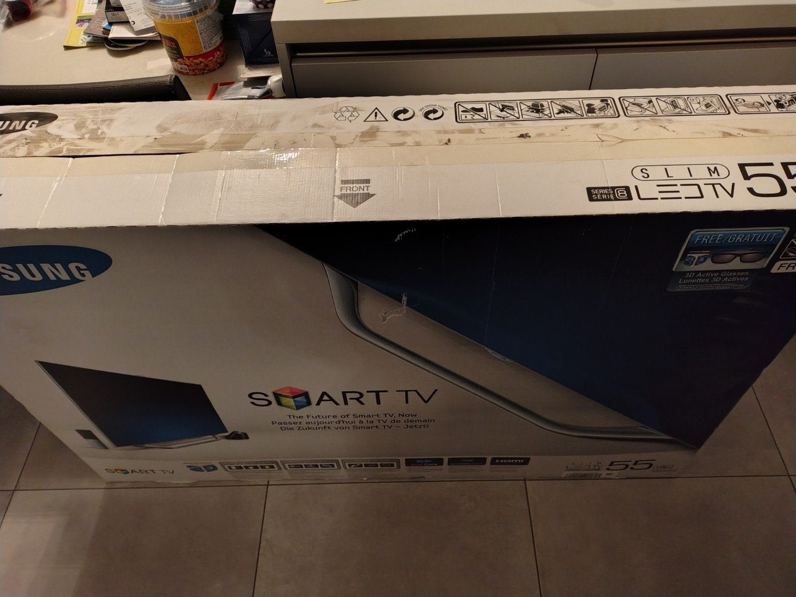 Samsung Smart LED TV 55", Enlèvement, LED, Samsung