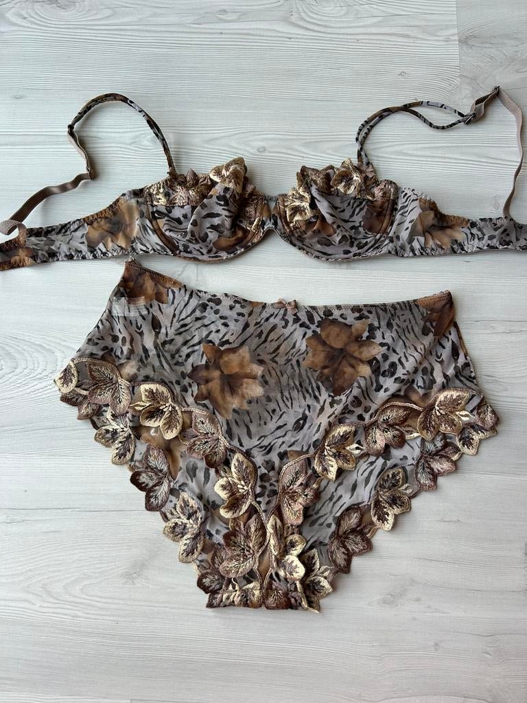 Ensemble de lingerie Simone Pérèle 90B, Enlèvement ou Envoi, Brun, Ensemble