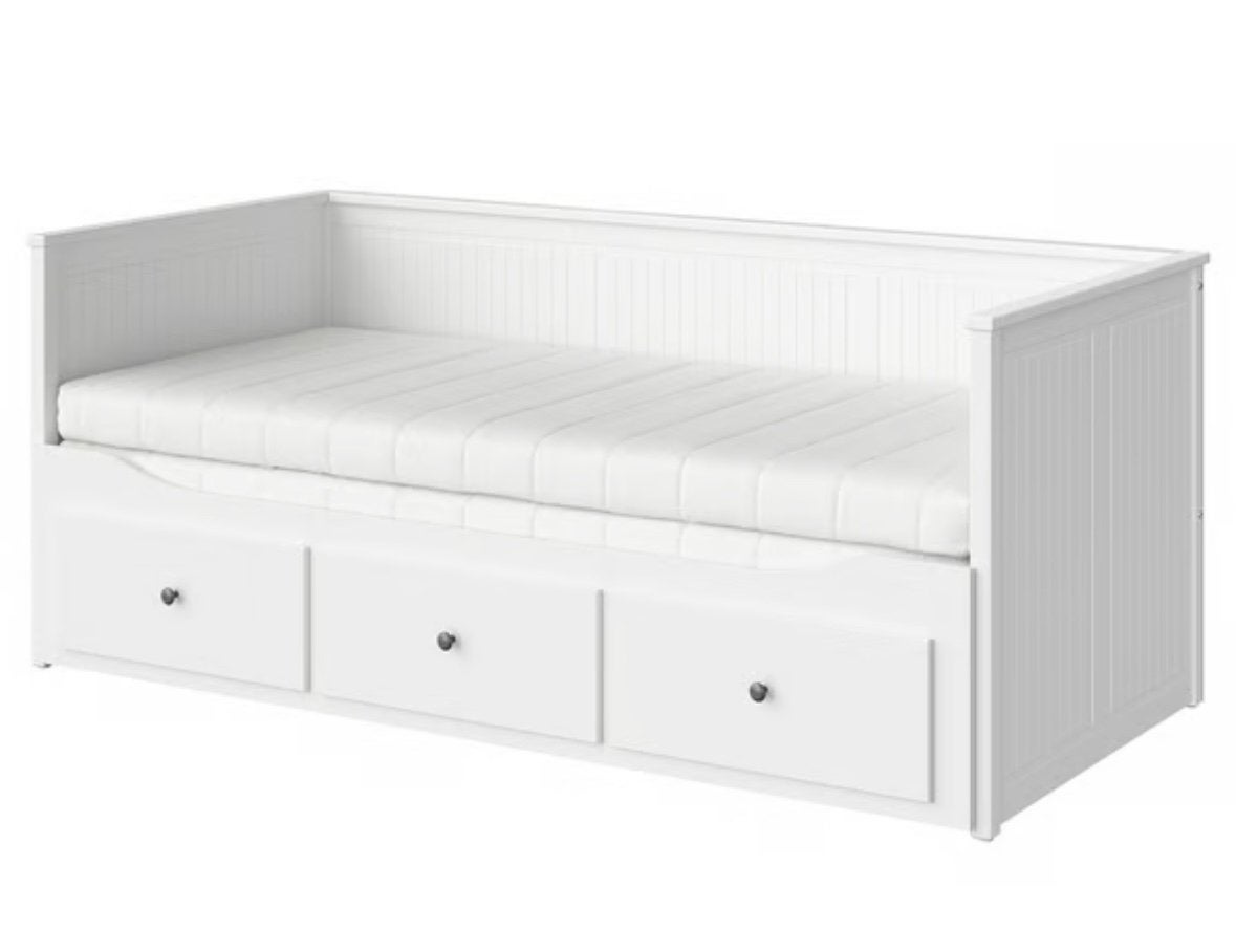 canapé-lit ikea pour deux, 85 à 100 cm, Sommier à lattes, Enlèvement, 180 cm ou plus