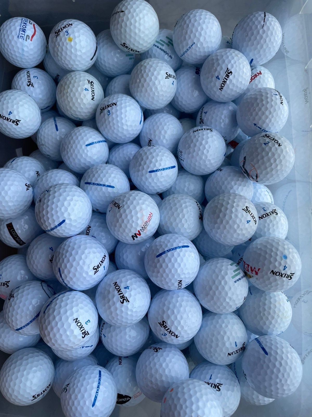 Srixon golfballen, Sport en Fitness, Ophalen, Zo goed als nieuw