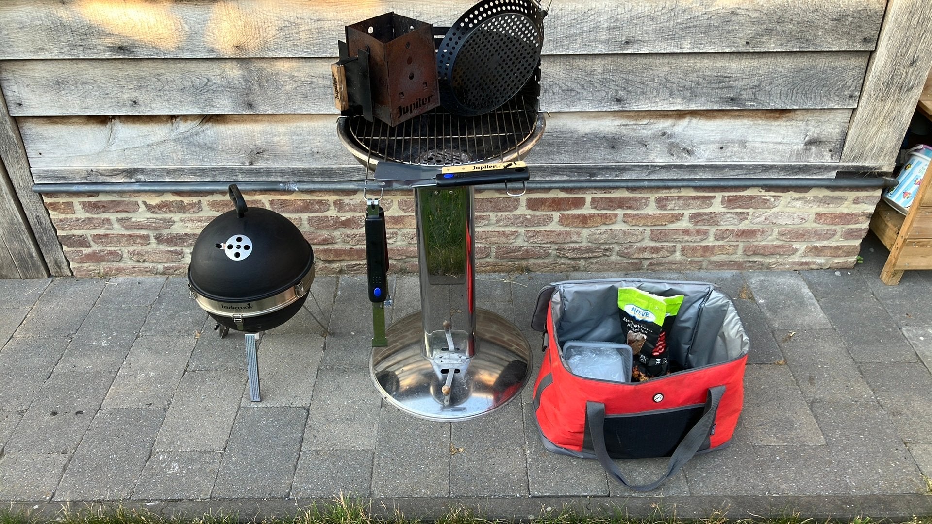 Bbq set, Ophalen, Gebruikt