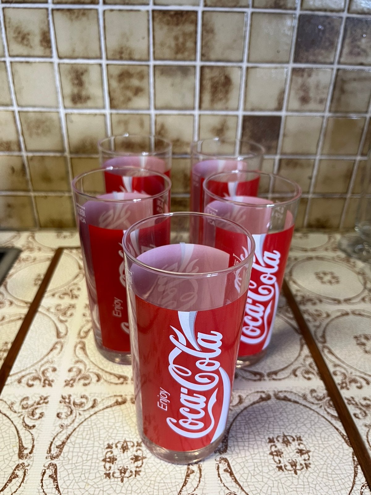 Glazen Coca Cola, Verzamelen, Ophalen, Zo goed als nieuw