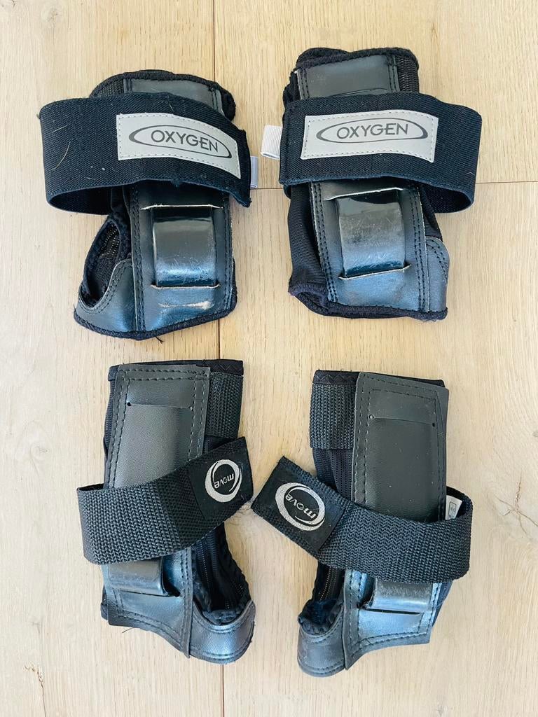 Knie-,pols- en elleboogbescherming (rollerbladen,skateboard), Ophalen, Gebruikt