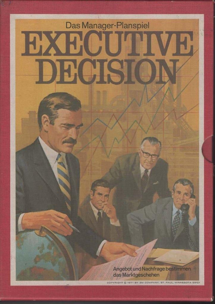 Executive decision, Envoi, Comme neuf, 3M Company