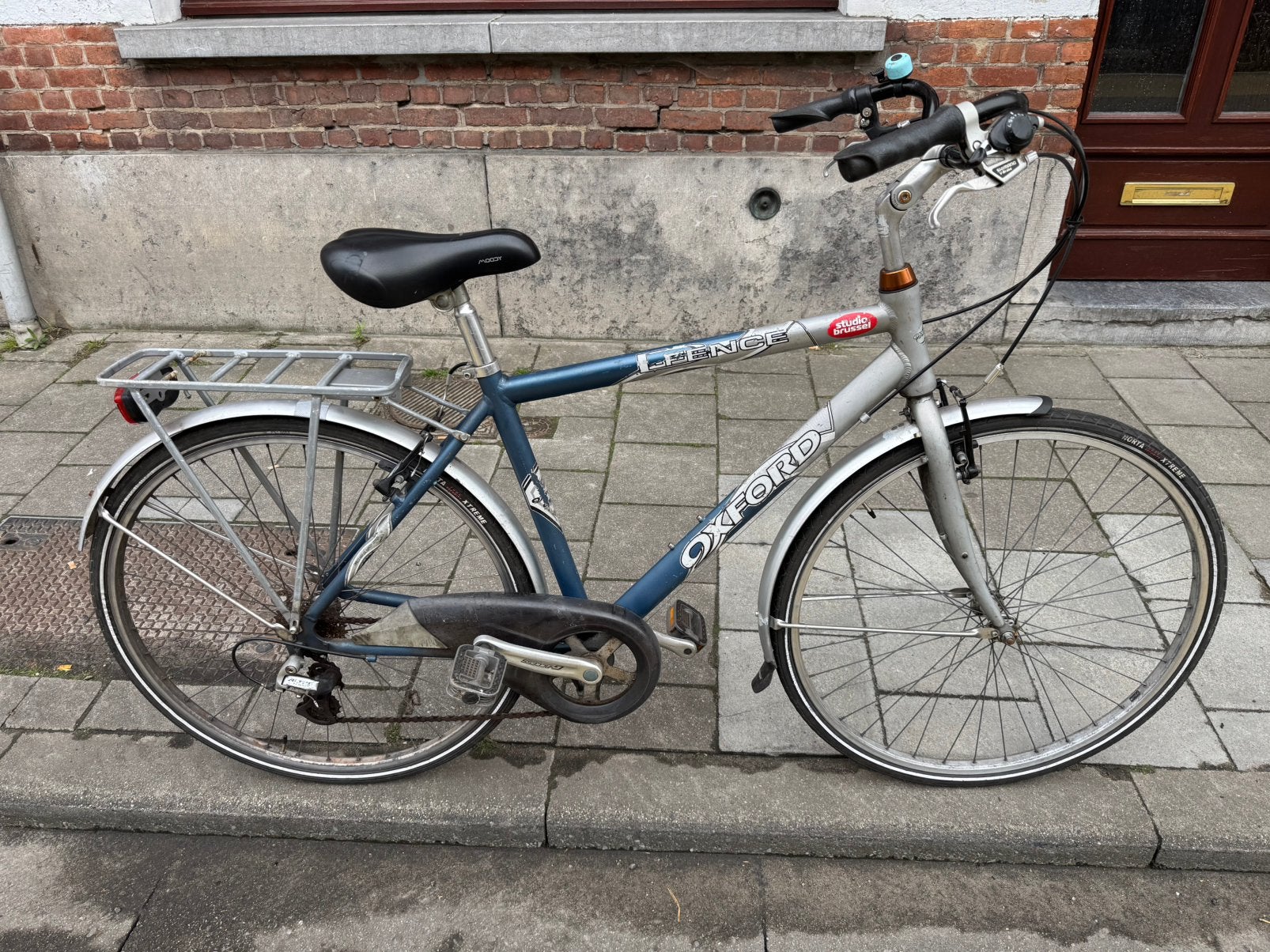Oxford Dfence Heren Fiets, Gebruikt, Vering, 49 tot 53 cm, Schijfrem