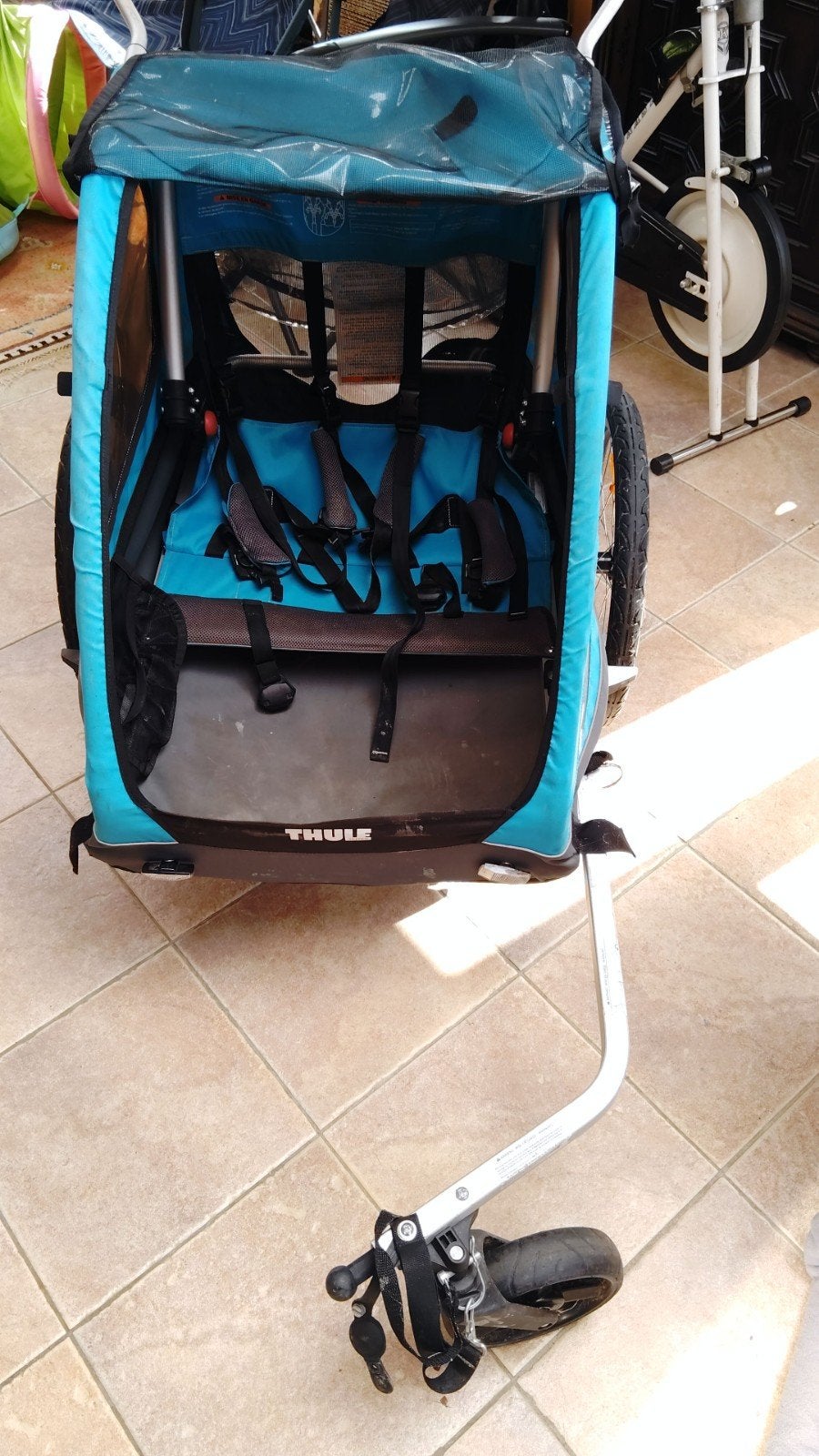 Thule Coaster XT - fietskar 2 kinderen, Vélos & Vélomoteurs, Enlèvement ou Envoi, Pliable, 20 à 40 kg, Utilisé