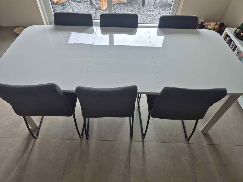 Table extensible STRANDTORP Ikea 205x95cm, 150 à 200 cm, Cinq personnes ou plus, Enlèvement, Utilisé