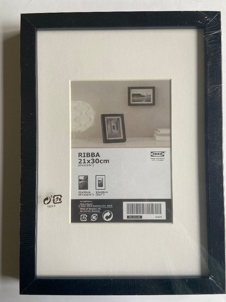 Cadre photo Ikea : Marque Ribba : 21x30cm, Neuf, Enlèvement ou Envoi, Moderne, Bois
