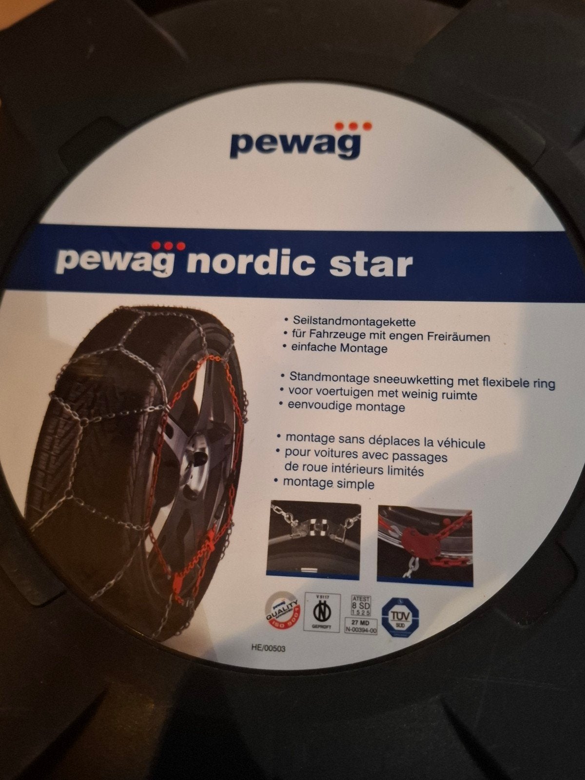 sneeuwketting, Enlèvement, Comme neuf