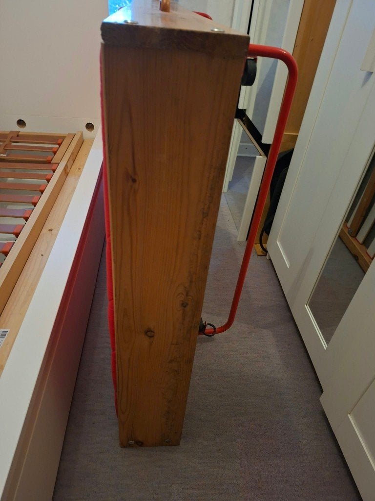 lit pliant robuste (pour invités), 100 cm, Beige, Enlèvement, 200 cm