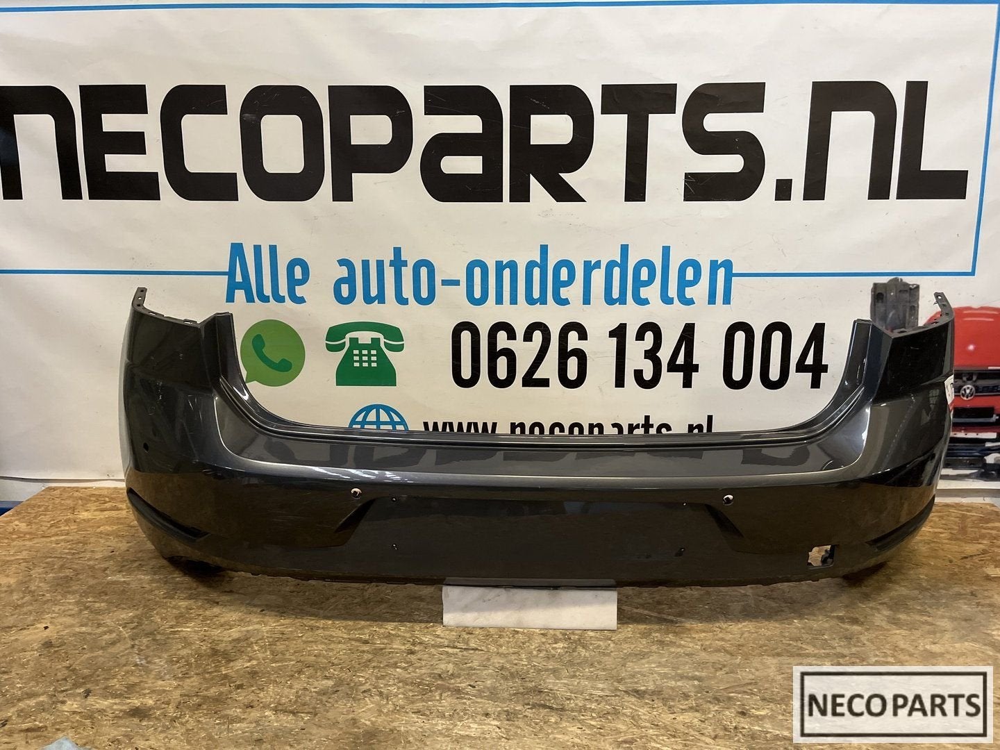 VOLKSWAGEN GOLF 7.5 FACELIFT GTI ACHTERBUMPER BUMPER ORIGINE, Gebruikt, -, Volkswagen, -