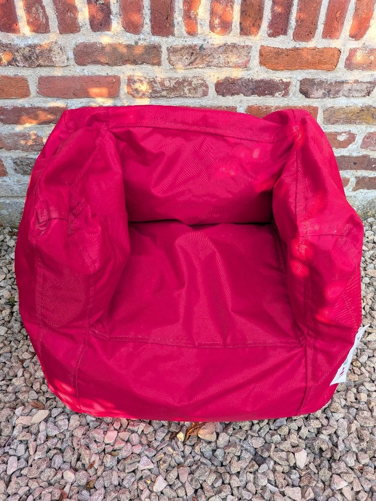Sit & Joy rode zitzak voor kinderen, Ophalen, Gebruikt, Rood, Zitzak