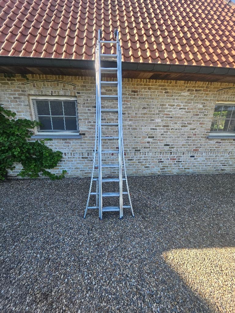 Ladder SOLIDE 3delig, Doe-het-zelf en Bouw, Ladders en Trappen, Ophalen, Ladder