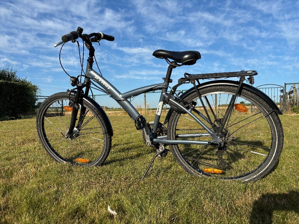 Jongensfiets (12-14 jaar), 3 x 7 versnellingen, Fietsen en Brommers, Gebruikt, Velgrem, B-Twin, Versnellingen