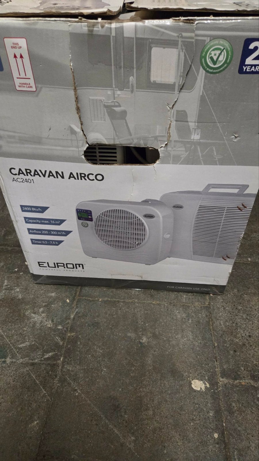 Airco, Ophalen